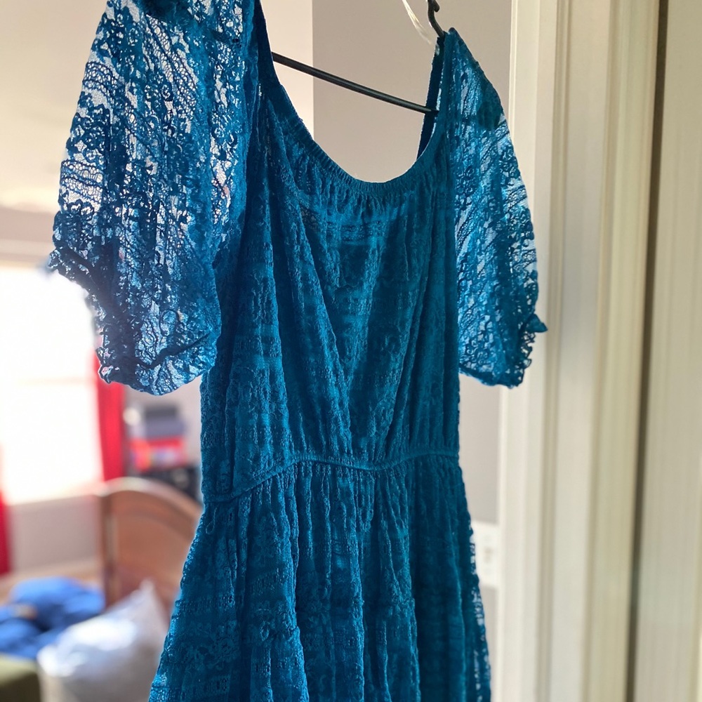 Blue Lace Dress
